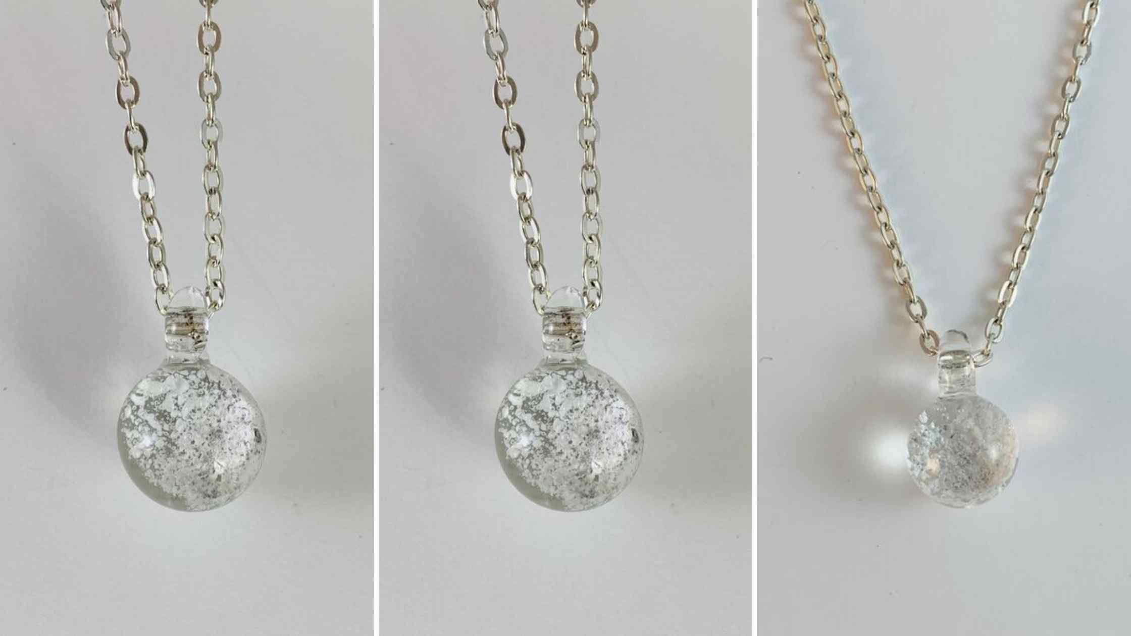 Necklace to put sales dog ashes in